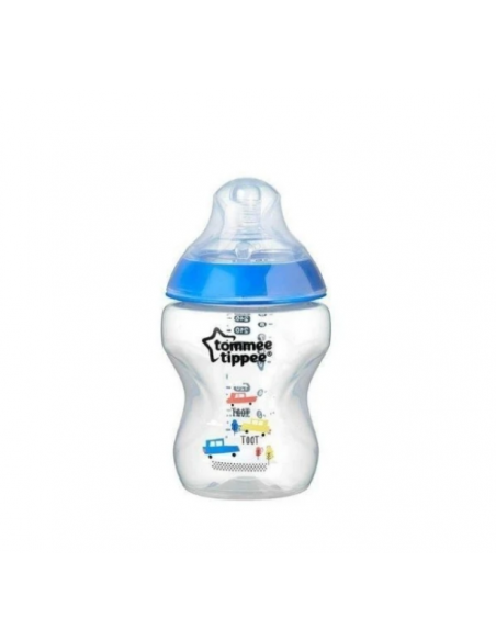 TOMMEE TIPPEE  Μπιμπερό Πλαστικό Closer to Nature  0m+ 260ml Μπλε