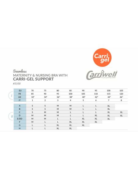 CARRIWELL Carri-Gel Support σουτιέν θηλασμού Honey Small