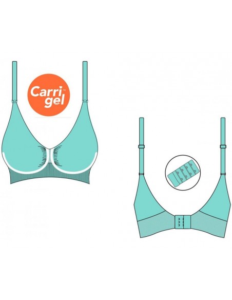 CARRIWELL Carri-Gel Support σουτιέν θηλασμού Honey Small