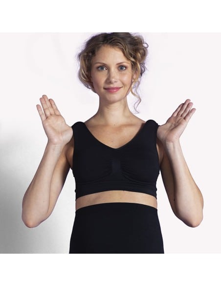 CARRIWELL Seamless Maternity Σουτιέν Θηλασμού Λευκό