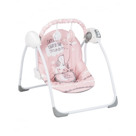 KIKKA BOO Relax Μωρού Κούνια Felice Pink Rabbit με Μουσική και Δόνηση Για Μέγιστο Βάρος Παιδιού 12kg