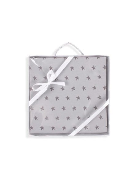 INTERBABY Κουβερτάκι Αγκαλιάς Βαμβακερο  Estrela Grey