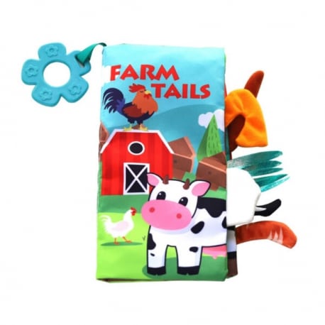 KIKKA BOO Εκπαιδευτικό Βιβλίο Δραστηριοτήτων Με Μασητικό Farm Tails