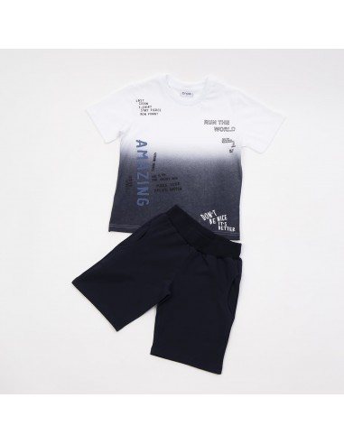 TRAX ΣΕΤ ΜΟΥΣΤΑΡΔΙ ΒΕΡΜΟΥΔΑ/ΧΑΚΙ T-SHIRT