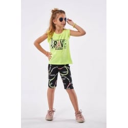 EBITA FASHION Παιδικό Σετ με Κολάν Καλοκαιρινό για 2τμχ Φούξια