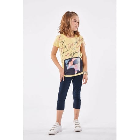 EBITA FASHION Παιδικό Σετ με Κολάν Καλοκαιρινό για Κορίτσι 2τμχ Φούξια