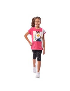 EBITA FASHION Παιδικό Σετ με Κολάν Καλοκαιρινό για Κορίτσι 2τμχ Κίτρινο