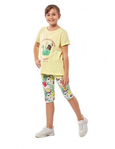 EBITA FASHION Παιδικό Σετ με Σορτς Καλοκαιρινό για Κορίτσι 2τμχ Λιλά