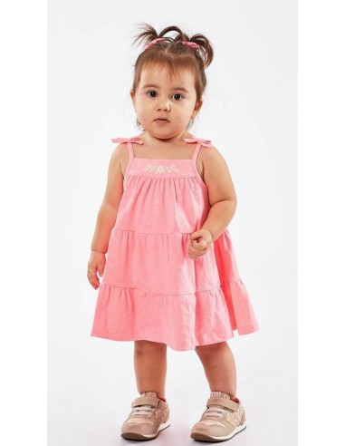 EBITA FASHION Παιδικό Φόρεμα Αμάνικο Φούξια