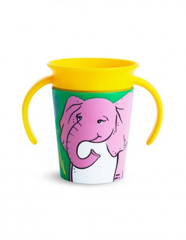 MUNCHKIN Κύπελο Miracle 360° Trainer Cup 6m+ 177ml Elephant