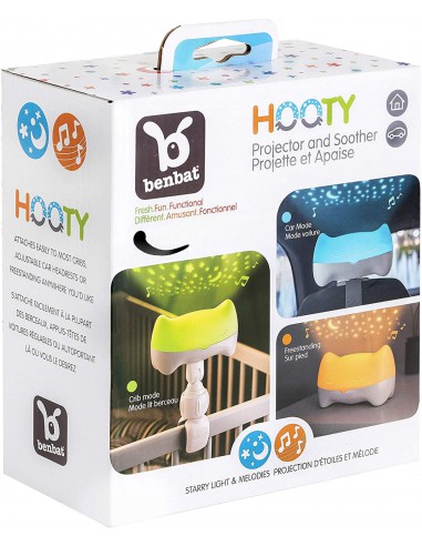 BEN-BAT Προβολέας Νυχτός Με Μουσική Και Ήχους Hooty