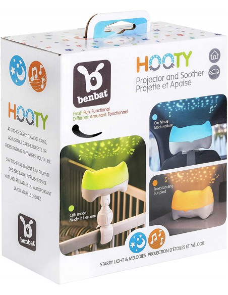 BEN-BAT Προβολέας Νυχτός Με Μουσική Και Ήχους Hooty