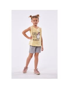 EBITA FASHION Παιδικό Σετ με Σορτς Καλοκαιρινό για Κορίτσι 2τμχ Ροζ