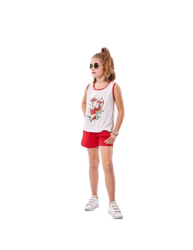EBITA FASHION Παιδικό Σετ με Σορτς Καλοκαιρινό για Κορίτσι 2τμχ Ροζ