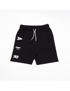 TRAX ΣΕΤ ΜΑΥΡΗ ΒΕΡΜΟΥΔΑ ΜΕ ΤΥΠΩΜΑ/ΜΑΥΡΟ T-SHIRT
