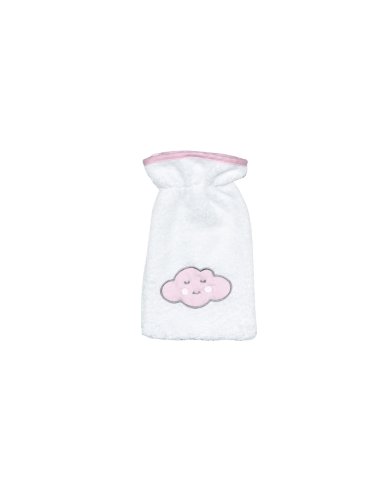 BABY STAR  Γάντι Πλυσίματος Μωρού Σύννεφο Ροζ