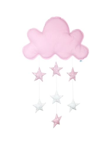 BABY STAR  Διακοσμητικό Μόμπιλε Σύννεφο Ροζ