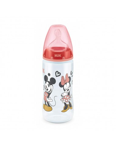 NUK Disney Mickey Mouse First Choice Plus Μπιμπερό Πλαστικό 300ml με θηλή Σιλικόνη