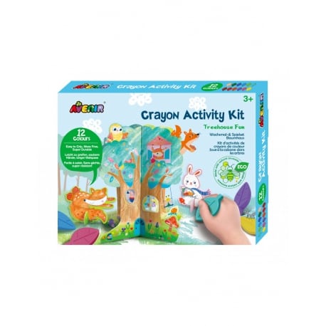Avenir Crayon Activity Kit Treehouse Fun