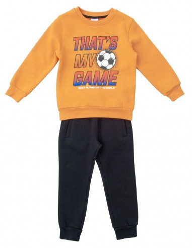 FUNKY FOR BABY Σετ φόρμα φούτερ ζακέτα&παντελόνι για bebe αγόρι σε χρώμα -ανθρακί -μπορντώ