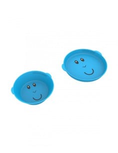 MATCHSTICK MONKEY Plate & Bowl Blue