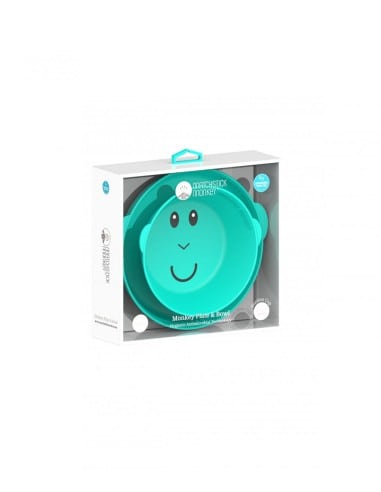 MATCHSTICK MONKEY Plate & Bowl Green