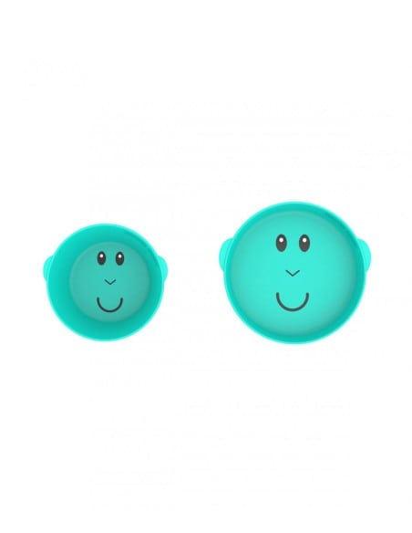 MATCHSTICK MONKEY Plate & Bowl Green