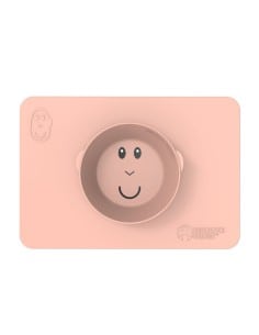 MATCHSTICK MONKEY Anti-Slip Bowl Pink
