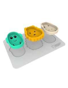 MATCHSTICK MONKEY Snack Mat Cool Grey 2