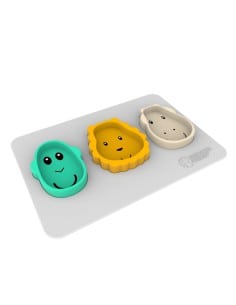 MATCHSTICK MONKEY Snack Mat Cool Grey