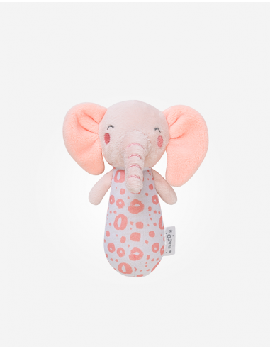 SARO  Κουδουνίστρα Πίεσης Pink Elephant 13cm