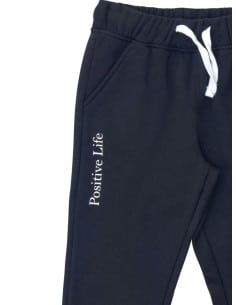 FUNKY FOR BABY Παντελόνι Φούτερ Μαύρο 2