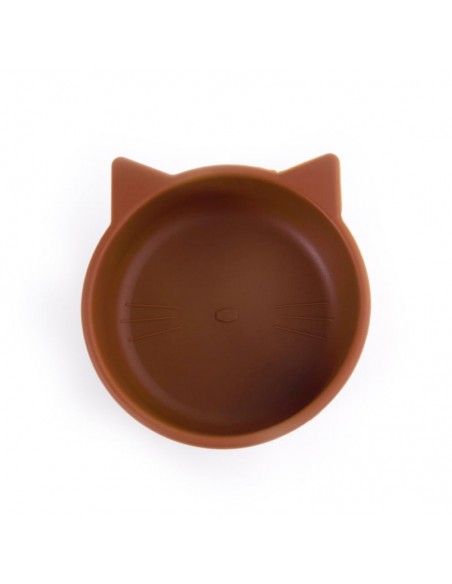 BABYWISE Μπολ Σιλικόνης Γατούλα Clay