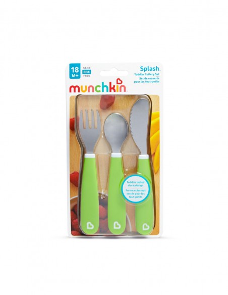 MUNCHKIN Κουτάλι, Μαχαίρι και Πιρούνι Blue