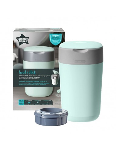 TOMMEE TIPPEE Κάδος Απόρριψης Πάνας Twist & Click Green