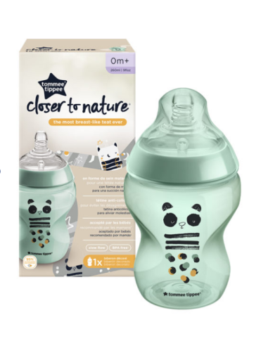 TOMMEE TIPPEE  Μπιμπερό Πλαστικό Closer to Nature  0m+ 260ml Μπλε