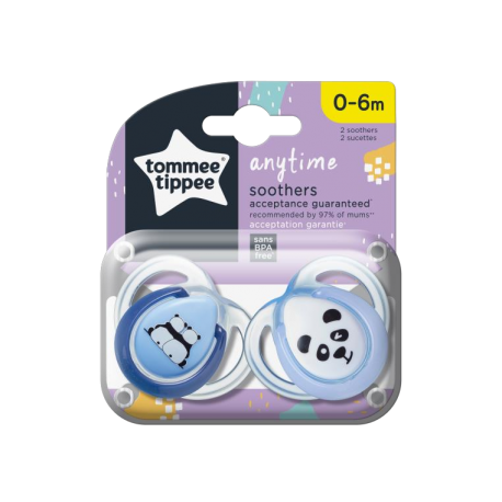TOMMEE TIPPEE Πιπίλα Σιλικόνης Anytime Soother 0-6m