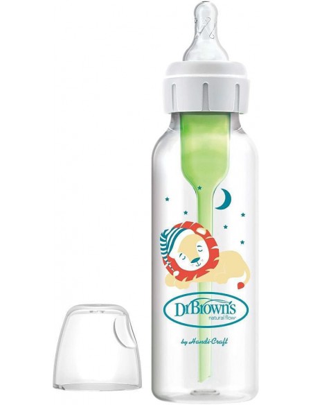DR BROWN'S Μπιμπερό Πλαστικό με Στενό Λαιμό Options (Σ.Λ.) 250ml