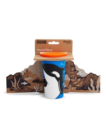MUNCHKIN Κύπελο Miracle 360° Sippy Cup 12m+ 266ml Orca
