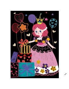 Avenir Mini Scratch Book Princess 2