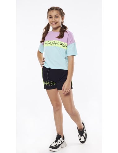 EBITA FASHION Παιδικό Σετ Σορτς 2τμχ Μωβ