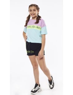EBITA FASHION Παιδικό Σετ Σορτς 2τμχ Μωβ 2