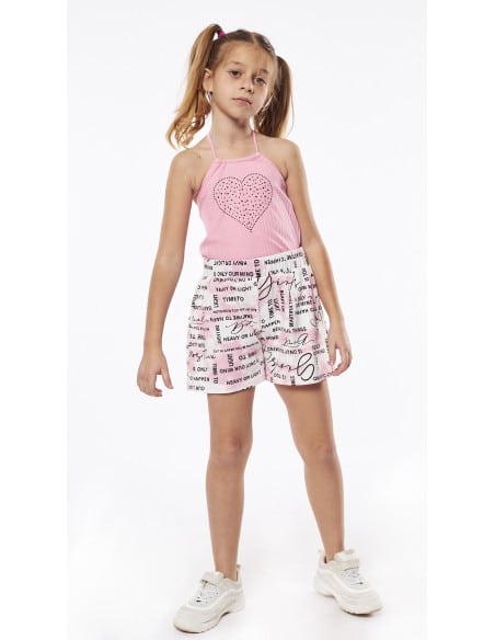 EBITA FASHION Παιδικό Ολόσωμο Σορτς Ροζ