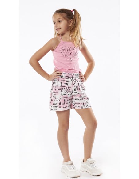 EBITA FASHION Παιδικό Ολόσωμο Σορτς Ροζ