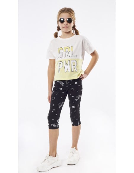 EBITA FASHION Παιδικό Σετ Κολαν 2τμχ Κίτρινο
