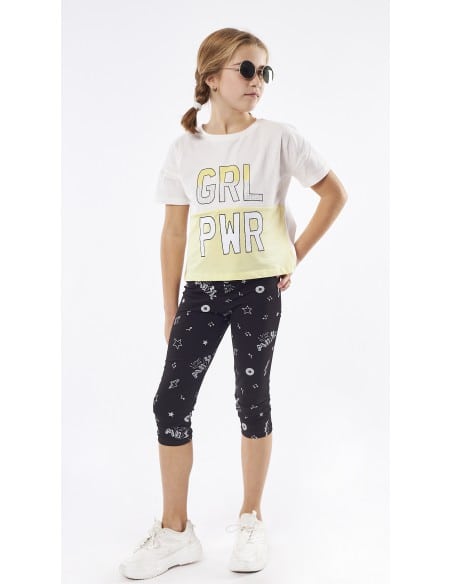 EBITA FASHION Παιδικό Σετ Κολαν 2τμχ Κίτρινο