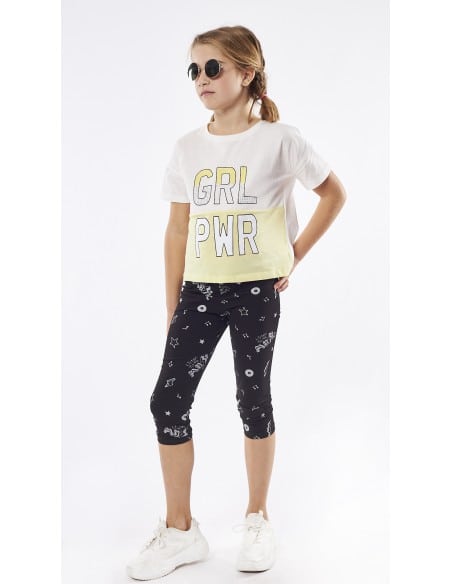 EBITA FASHION Παιδικό Σετ Κολαν 2τμχ Κίτρινο