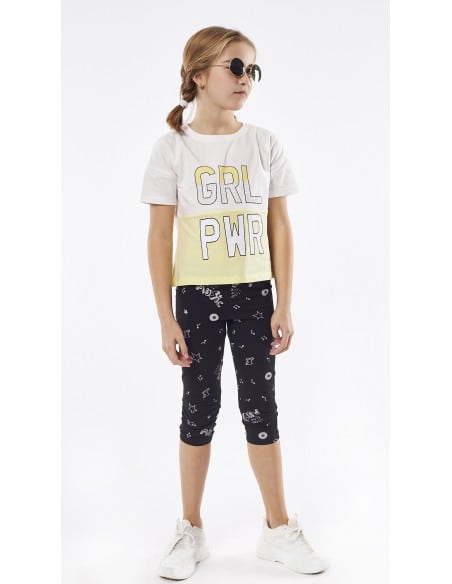 EBITA FASHION Παιδικό Σετ Κολαν 2τμχ Κίτρινο