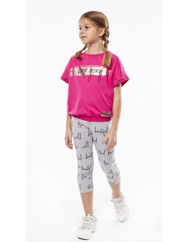EBITA FASHION Παιδικό Σετ Κολαν 2τμχ Φούξια