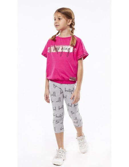 EBITA FASHION Παιδικό Σετ Κολαν 2τμχ Φούξια